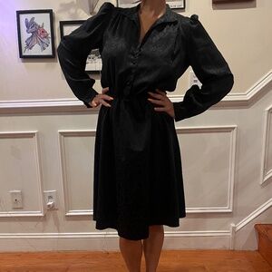 Coco of California black long sleeved dress